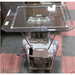 MOTORCYCLE ENGINE COFFEE TABLE.