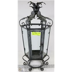 ANTIQUE CANDLE HOLDER LANTERN
