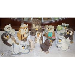 LOT OF HOOTS COLLECTIBLES BY KEITH SANDULAK