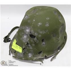 SHOT UP WAR HELMET