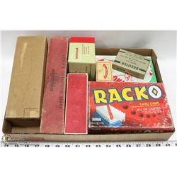 VINTAGE CARDBOARD BOX COLLECTION