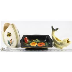 LOT OF VINTAGE POTTERY INCL ROYAL WINTON, LUSTRE