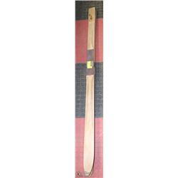PAIR OF ANTIQUE WOOD SKIIS. HARVEY E....