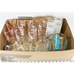 VINTAGE ICE BUCKET/GLASSES/SHOT GLASSES/ETC.