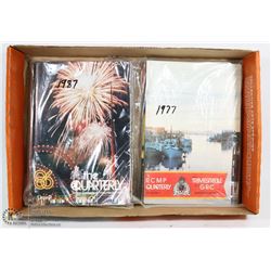 VINTAGE RCMP QUARTERLY MAGAZINES 1977, 1987