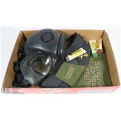 AIR FORCE , MILITARY POLICE , GAS MASK ,FACE PAINT