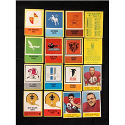 1960'S FOOTBALL TRADING CARDS LOT