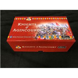 KNIGHTS OF AGINCOURT HAND PAINTED COLLECTIBLE FIGURES (IN BOX)