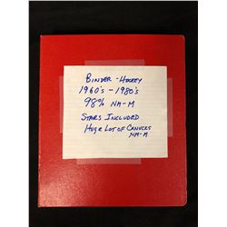 BINDER OF 1960-80'S (98% NM-M) STARS INCLUDED