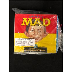 1952-1998 TOTALLY MAD MAGAZINE LOT (EVERY ISSUE OF MAD MAGAZINE) 7 CD ROM'S