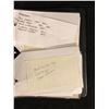 Image 2 : BINDER OF 20 SIGNED 3" X 5"s (BASKETBALL, TENNIS, NFL FOOTBALL, CFL FOOTBALL, OLYMPICS)