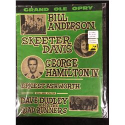 GRAND OLE OPRY CONCERT PROGRAM (SIGNED BY WILF CARTER)