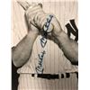 Image 4 : TRIPLE SIGNED 28" X 24" FRAMED YANKEES PHOTO (MICKEY MANTLE, JOE DiMAGGIO & TED WILLIAMS)