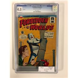 1992 FORBIDDEN WORLDS #2 (CGC GRADED 4.5)