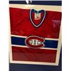 Image 2 : MONTREAL CANADIENS 18" X 20" FRAMED HOCKEY JERSEY PHOTO