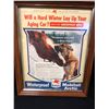 Image 1 : COLLECTIBLE MOBILGAS FRAMED ADVERTISING