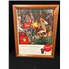 Image 1 : COLLECTIBLE COCA COLA FRAMED ADVERTISING