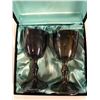 Image 2 : BURKE & WALLACE WINE GOBLETS SET (SILVERSMITHS)