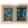 Image 1 : NFL MINI-CARD ALBUM LOT (COLTS, BENGALS)