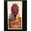 Image 1 : THE ART OF STAR WARS EPISODE 1 THE PHANTOM MENACE 3" X 7" PRINT AUTOGRAPHED BY IAN McCAIG
