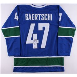 Sven Bartschi Signed Canucks Jersey (Beckett COA)