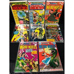 WEIRD WORLD'S & FROM BEYOND THE UNKNOWN COMIC BOOK LOT