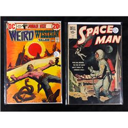 WEIRD WESTERN & SPACE MAN COMIC BOOK LOT