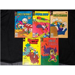 GOLD KEY COMIC BOOK LOT (UNCLE SCROOGE, SUPER GOOF, UNCLE SCROOGE)