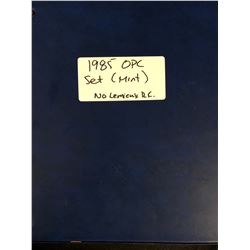 1985 O-PEE-CHEE HOCKEY CARD SET (NO MARIO LEMIEUX RC) MINT CONDITION