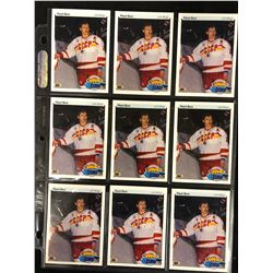 1990-91 UPPER DECK PAVEL BURE YOUNG GUNS HOCKEY CARD LOT