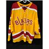 Image 3 : BERNIE PARENT AUTOGRAPHED OKC BLAZERS HOCKEY JERSEY INSCRIBE HOF 84 (AJ COA)