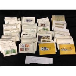 1940'S CANADA & USA CATALOGUED STAMPS (USED & UNUSED)