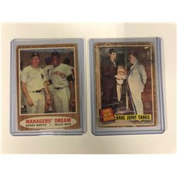 BASEBALL TRADING CARDS LOT (BABE JOINS YANKS, MANAGER'S DREAM)