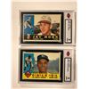 Image 1 : 1960 TOPPS BASEBALL #187 JAY HOOK, #155 CHARLIE NEAL (KSA GRADING)