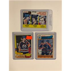 WAYNE GRETZKY HOCKEY CARD LOT