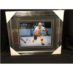 MIKE BOSSY AUTOGRAPHED 16" X 20" FRAMED PHOTO W/ COA