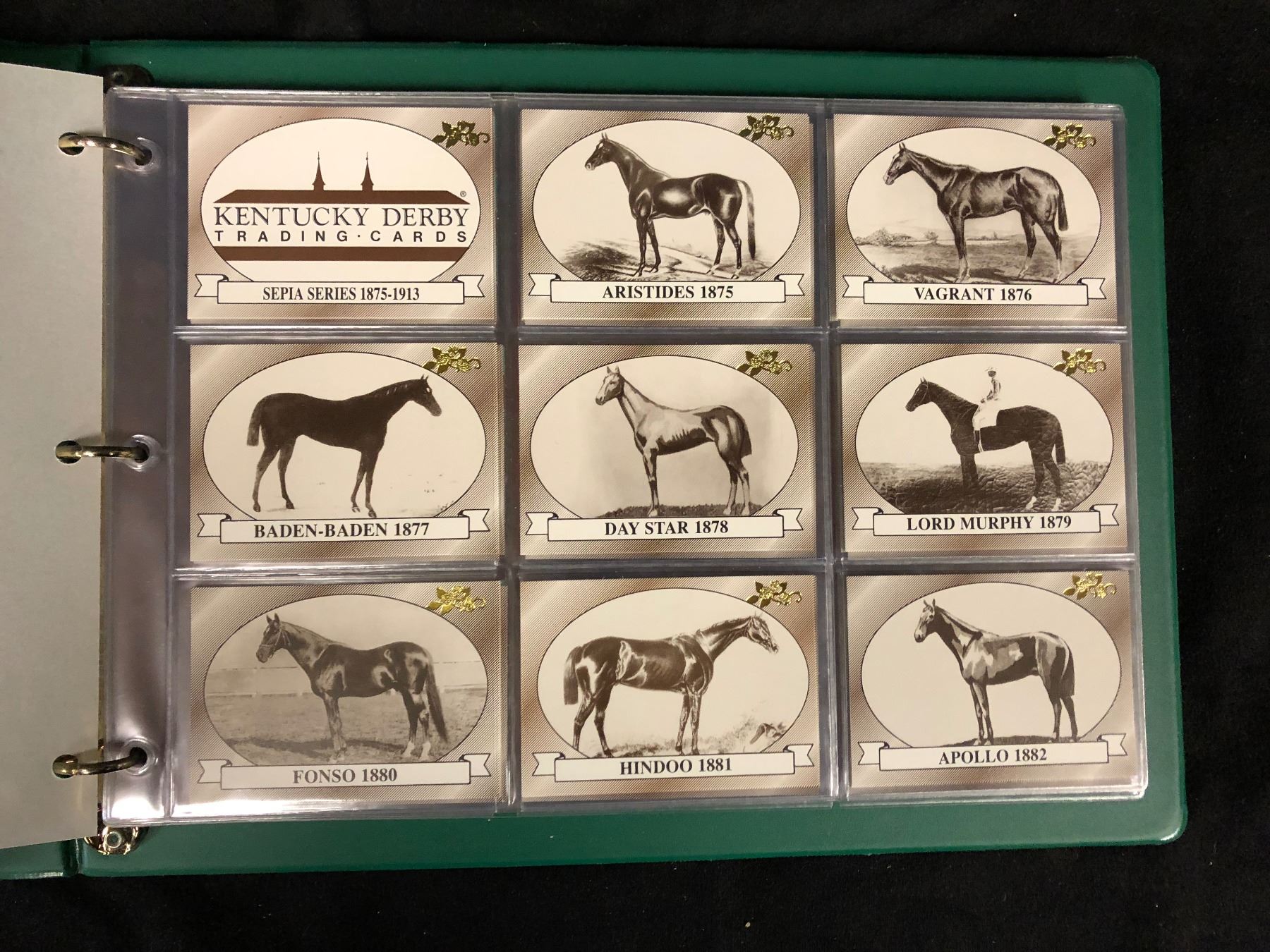LIMITED EDITION KENTUCKY DERBY TRADING CARDS LOT