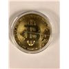 Image 1 : Gold Bitcoin Commemorative Round Collectors Gold Plated Coin