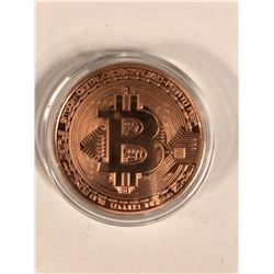 Bronze Plated Coin BTC Bitcoin Collection