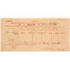 Image 1 : 1887 San Francisco Mint Gold Bullion Memorandum