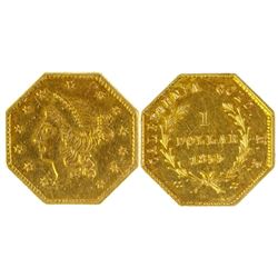 Octagonal Gold Dollar, BG 533