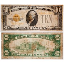 $10 Gold Certificate