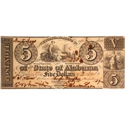 $5 Wetumpka Trading Company Note