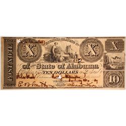 $10 Wetumpka Trading Company Note