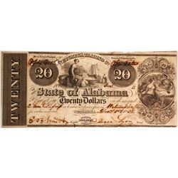 $20 Wetumpka Trading Company Note