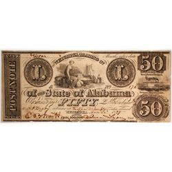$50 Wetumpka Trading Company Note