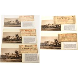 "The General" Railway Scrip and Postcard Set 1