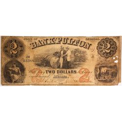 $2 Bank of Fulton Note