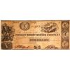 Image 1 : Pigeon Roost Mining Company Scrip $5