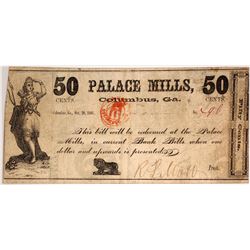 Palace Mills 50 cent Note